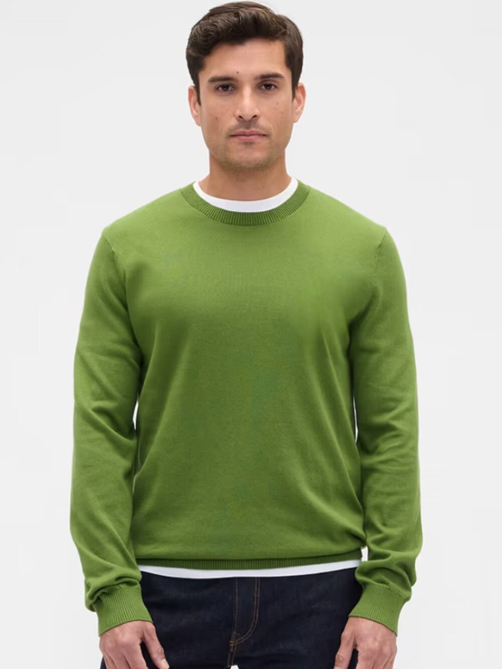 NWT GAP Men's Crewneck Sweater Green Large
